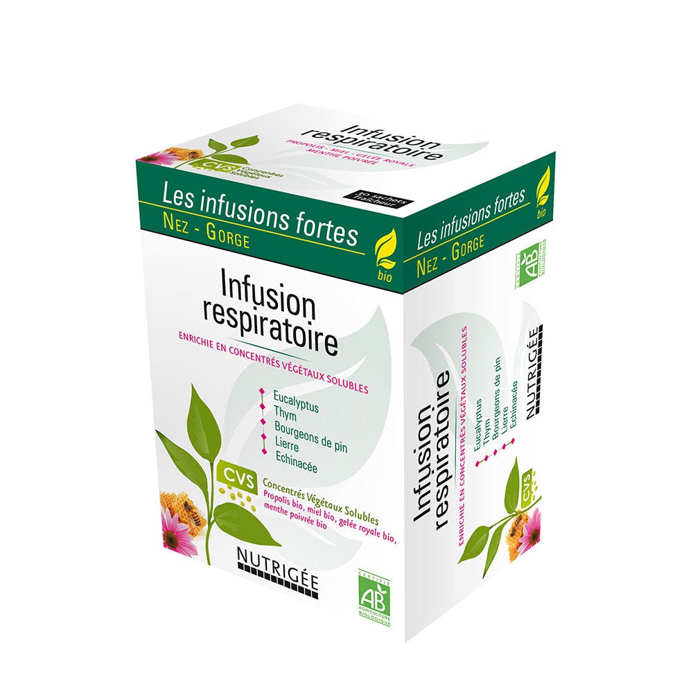 Nutrigée Infusion Respiratoire Bio 30 Sachets