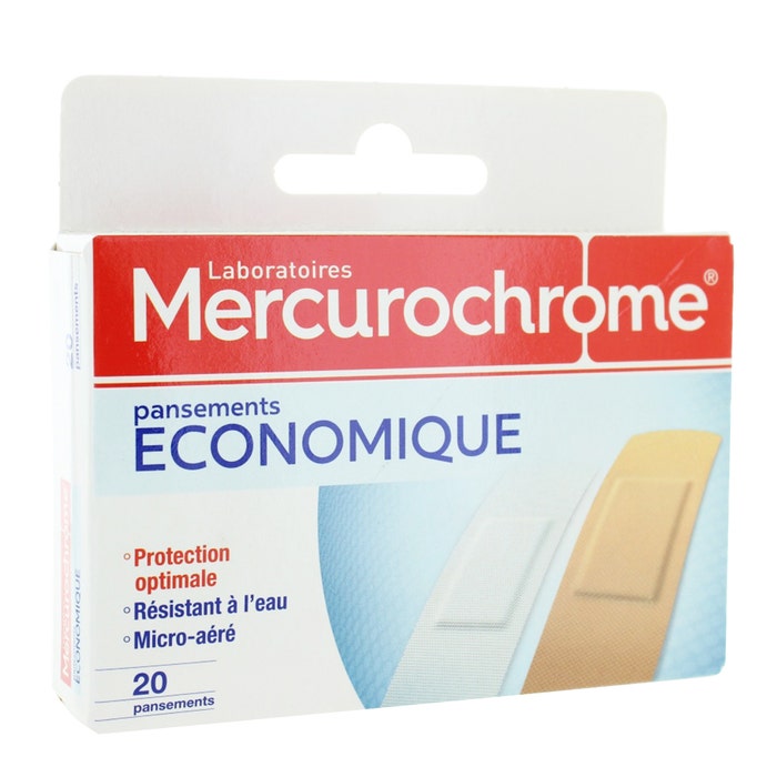 Pansement Economique X20 Mercurochrome