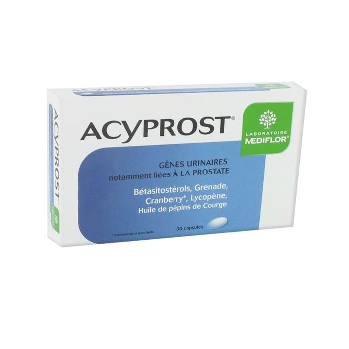 Mediflor Acyprost Genes Urinaires 30 Capsules