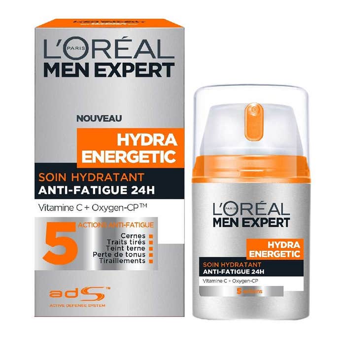 Men Expert Hydra Energetic Soin Hydratant Anti Fatigue 5 Actions 24h 50ml L'Oréal Paris