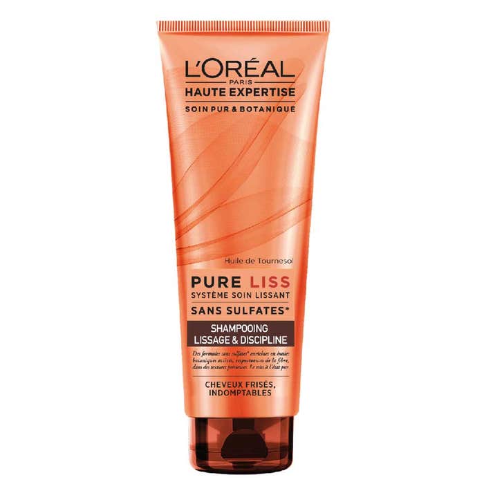 Haute Expertise Pure Liss Shampooing Lissage Et Discipline Cheveux Frises 250ml L'Oréal Paris