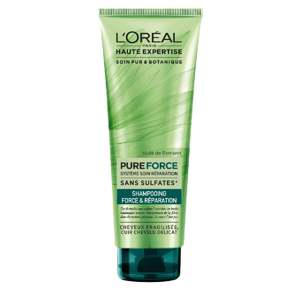 L'Oréal Paris Haute Expertise Pure Force Shampooing Force Et Reparation Cheveux Fragiles 250ml