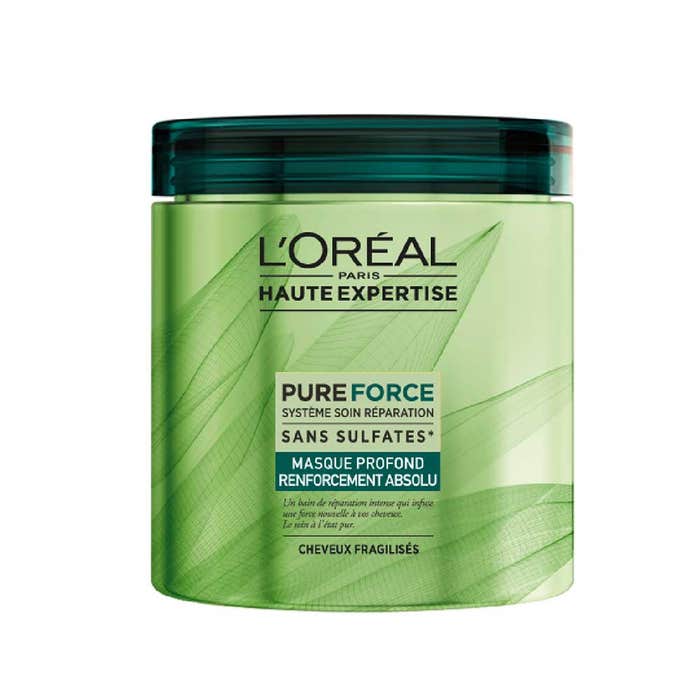 Haute Expertise Pure Force Masque Profond Renforcement Absolu Cheveux Fragilises 200ml L'Oréal Paris