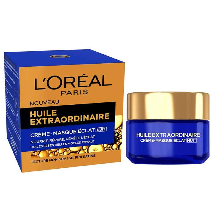 Huile Extraordinaire Creme Masque Eclat Nuit 50ml L'Oréal Paris
