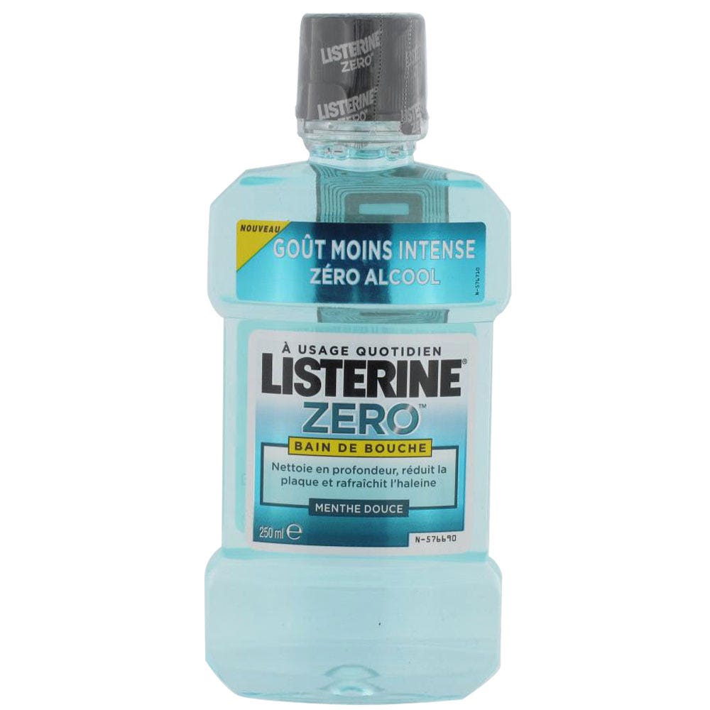 Listerine Zero Bain De Bouche Menthe Douce 250ml