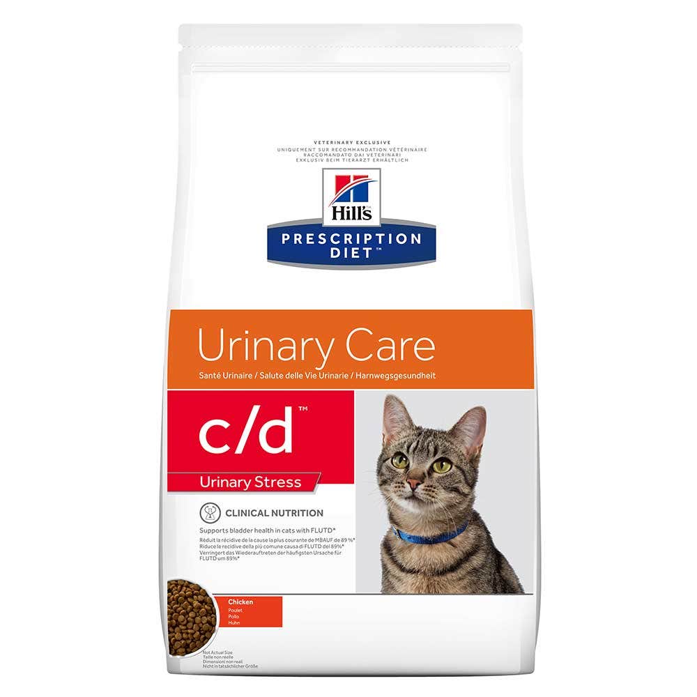 Hills Prescription Diet Croquettes Urinary Care C/d Urinary Stress Au Poulet Chat 1.5kg