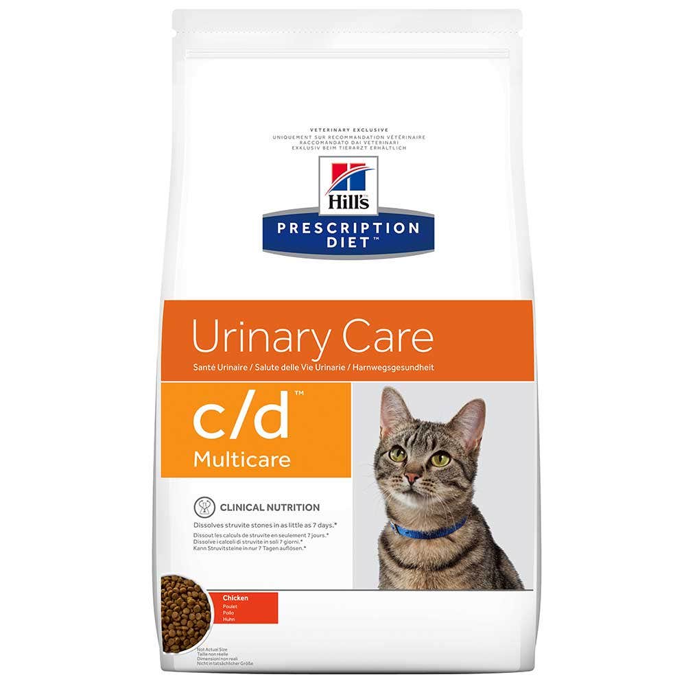 Hills Prescription Diet Croquettes Urinary Care C/d Multicare Au Poulet kg 1.5kg