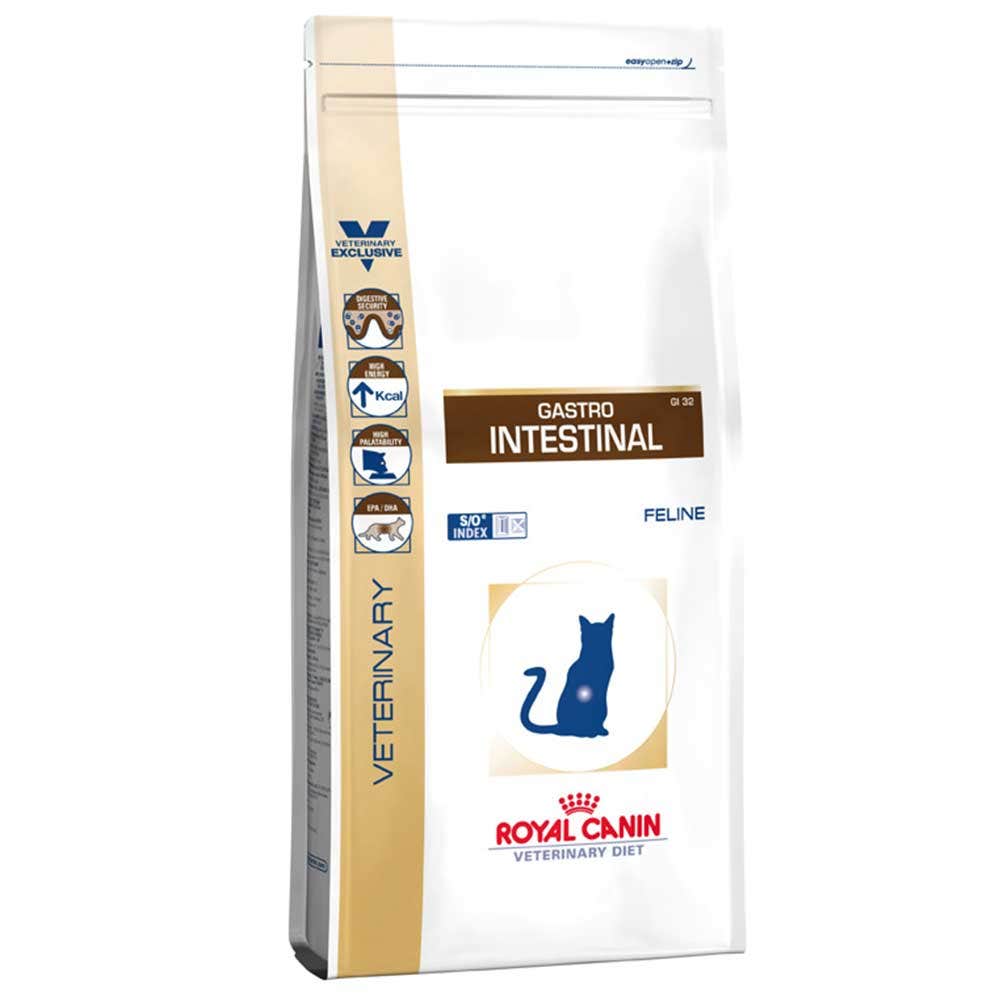 Royal Canin Veterinary Gastro Intestinal Gi32 Chat Croquettes Volaille 4kg