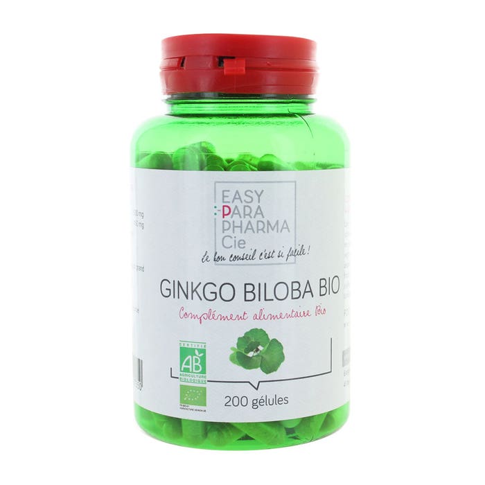 Easyparapharmacie Ginkgo Biloba Bio 200 Gelules