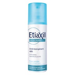 Etiaxil Déodorant Antitranspirant 48h Aisselles Anti-traces Blanches Et Jaunes 100ml
