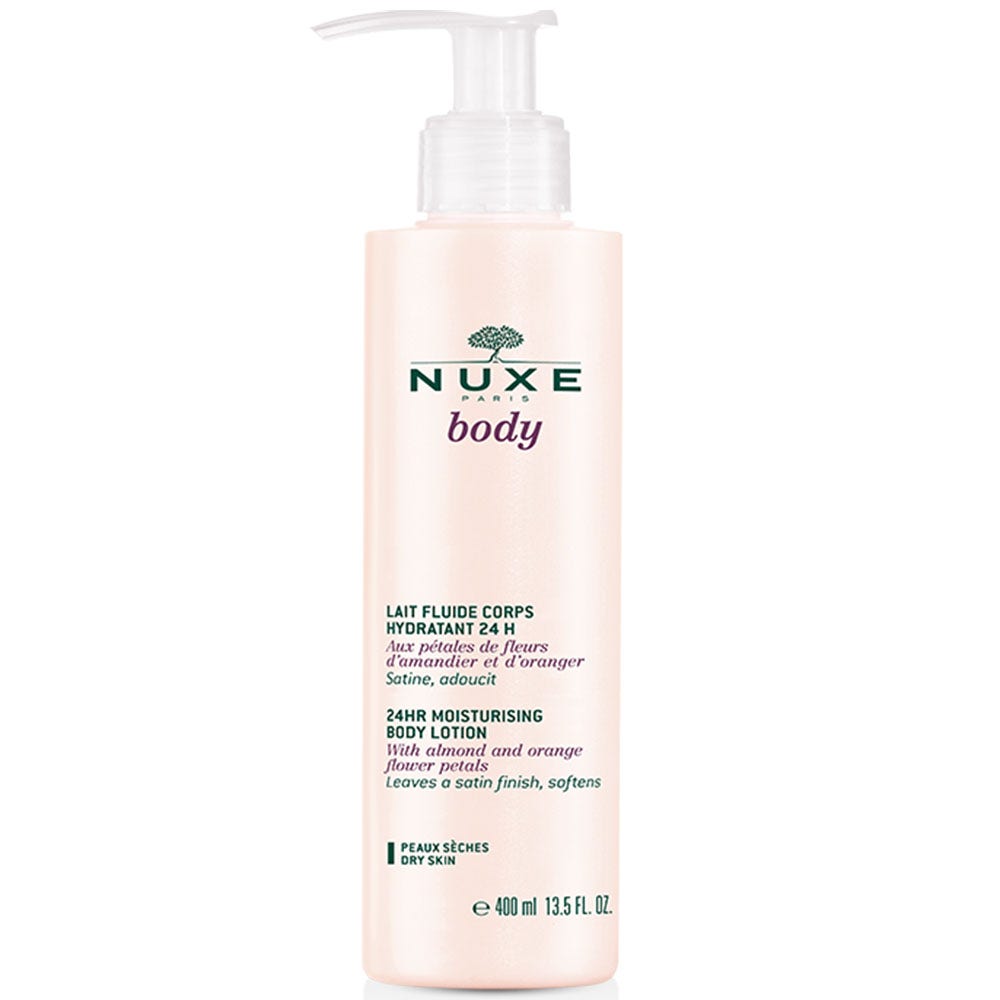 Nuxe Body Lait Fluide Corps Hydratant 24h Peaux Seches 400ml