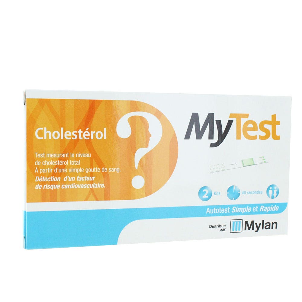My Test Cholesterol Autotest Simple Et Rapide 2 Kits My Test