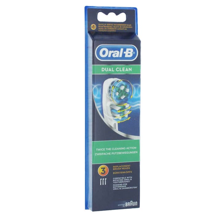 Oral-B Dual Clean Brossettes x3