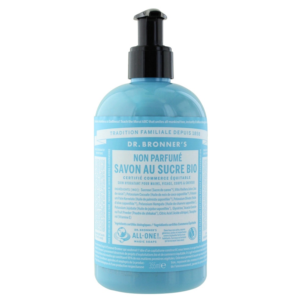 Dr Bronner'S Savon Liquide Non Parfume 355ml