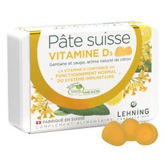 Lehning Pâte Suisse Vitamine D3 x40 gommes