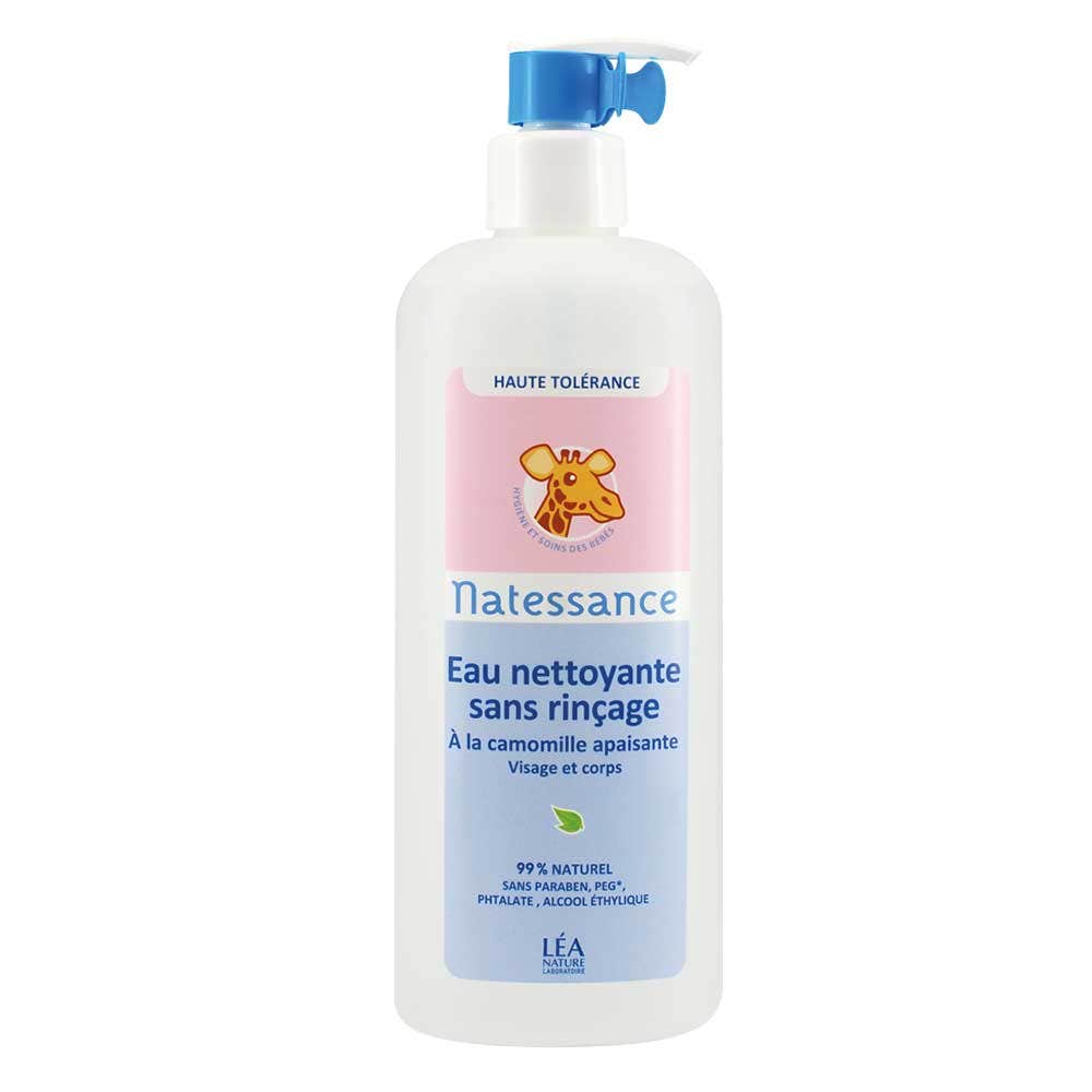Natessance Eau Nettoyante Sans Rincage Visage Et Corps 500 ml