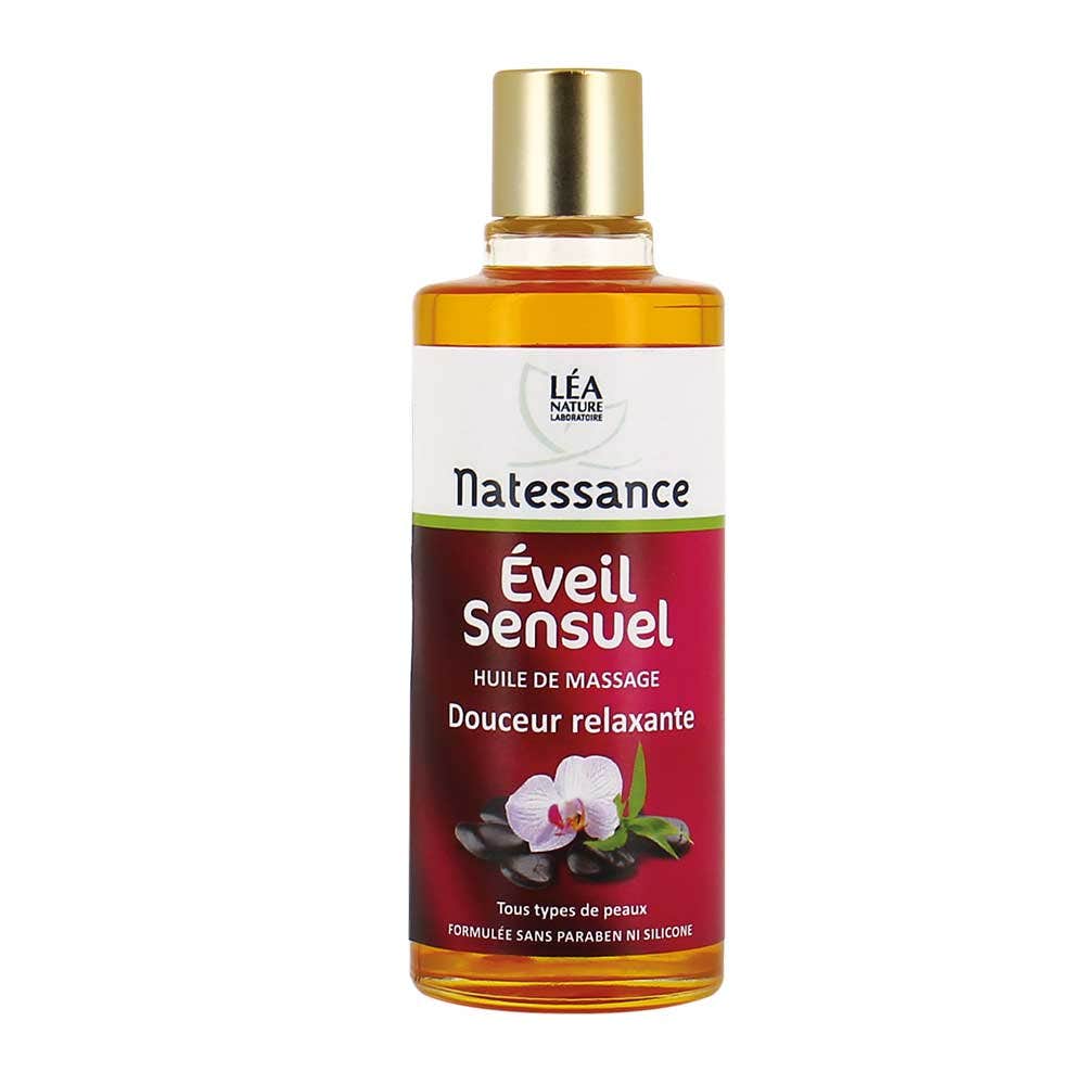 Natessance Olio da massaggio risveglio sensuale per un massaggio dolce e rilassante 100 ml