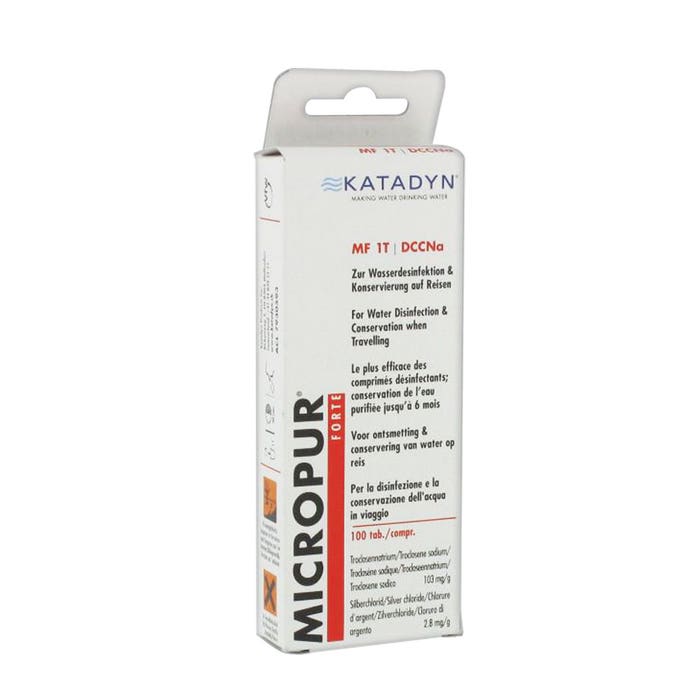 Katadyn Micropur Forte Mf 1t Dccna 100 Comprimes - Easypara