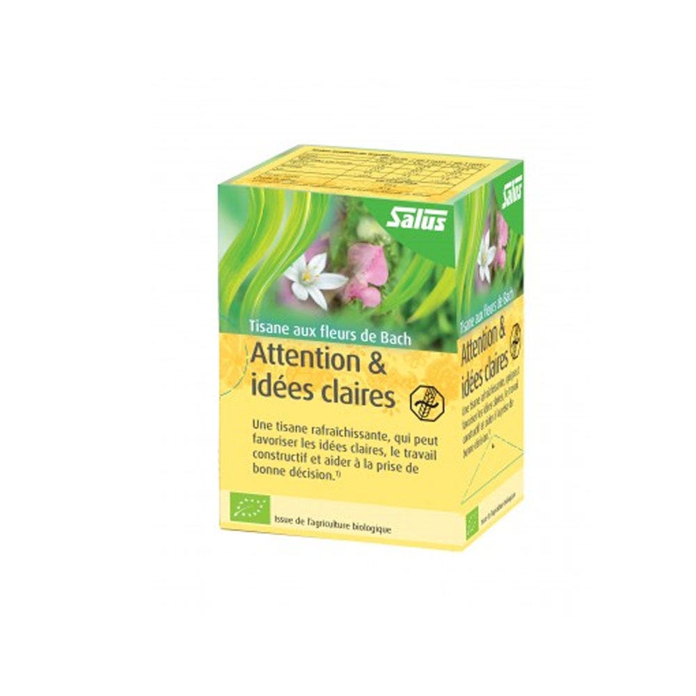 Salus Tisane Attention Et Idees Claires Bio 15 Sachets