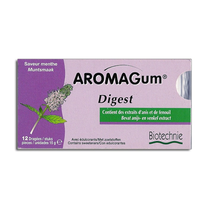 Aromagum Digest 12 Dragees Biotechnie