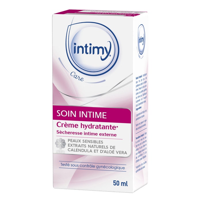 INTIMY CARE SOIN INTIME CREME HYDRATANTE PEAUX SENSIBLES 50ML