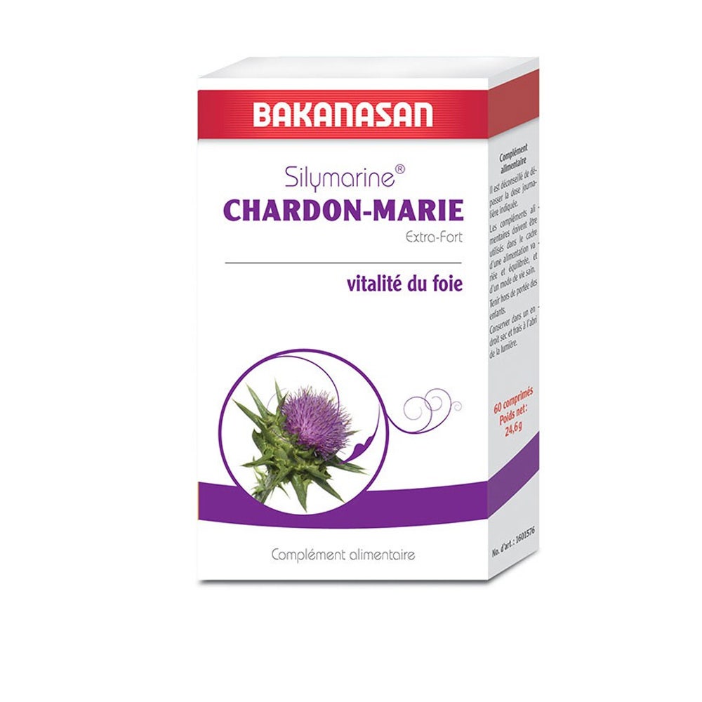 Bakanasan Silymarine Chardon-marie Extra-fort 60 Comprimes