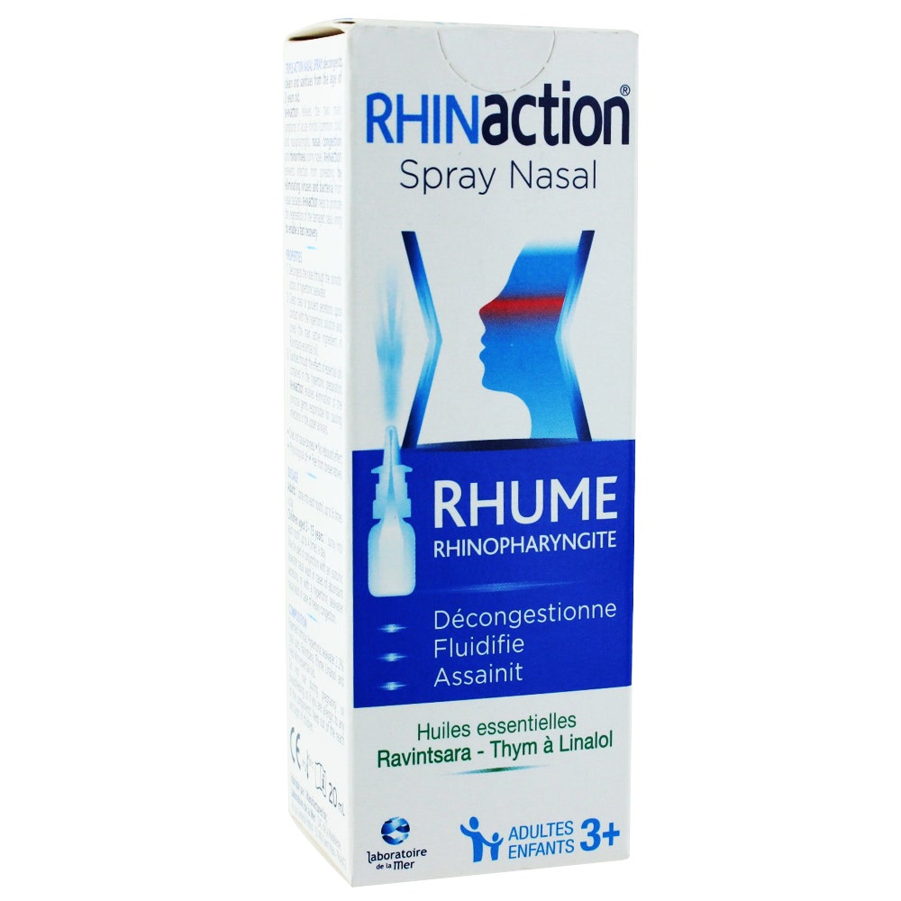 Rhinaction Rhume Spray Nasal Adultes Et Enfants 20ml