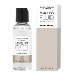 Mixgliss Fluid Lubrifiant Et Massage A Base De Silicone Gout Nature 50ml