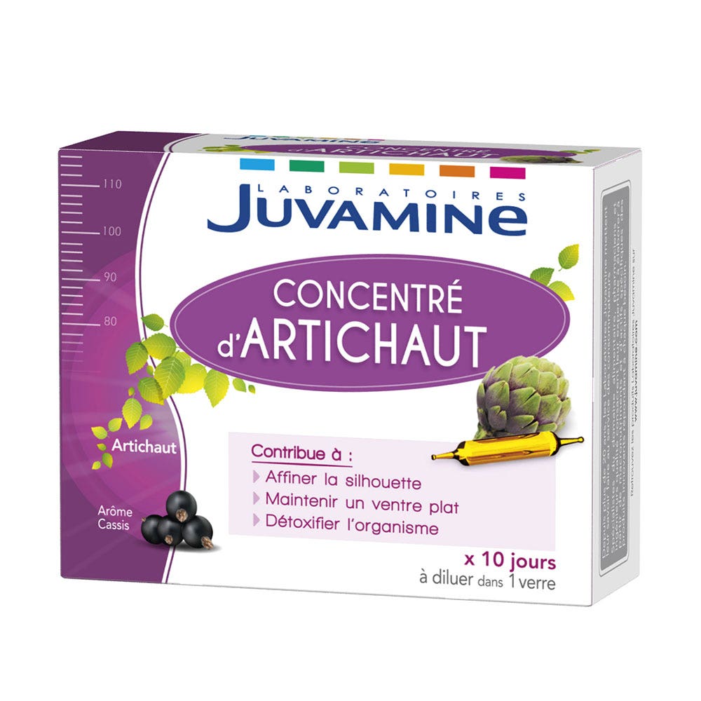 Juvamine Concentre D'artichaut 10 Ampoules