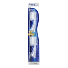 Brossettes Recharges Souples 15/100 pour brosse à dents électrique x2 Hybrid Inava