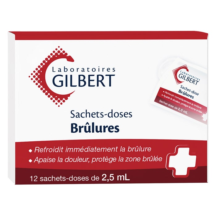 GILBERT SACHET DOSE BRULURES 12x2.5 ML