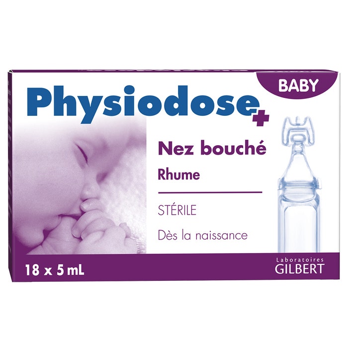 Baby Nez Bouche 18x5ml Physiodose 90ml Physiodose Gilbert