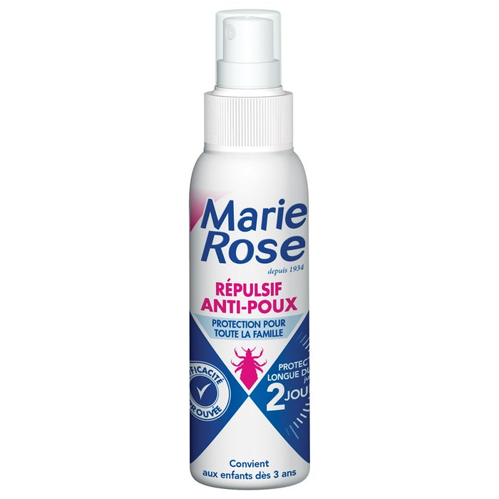 Spray Repulsif Anti-poux 48h 100ml Marie Rose
