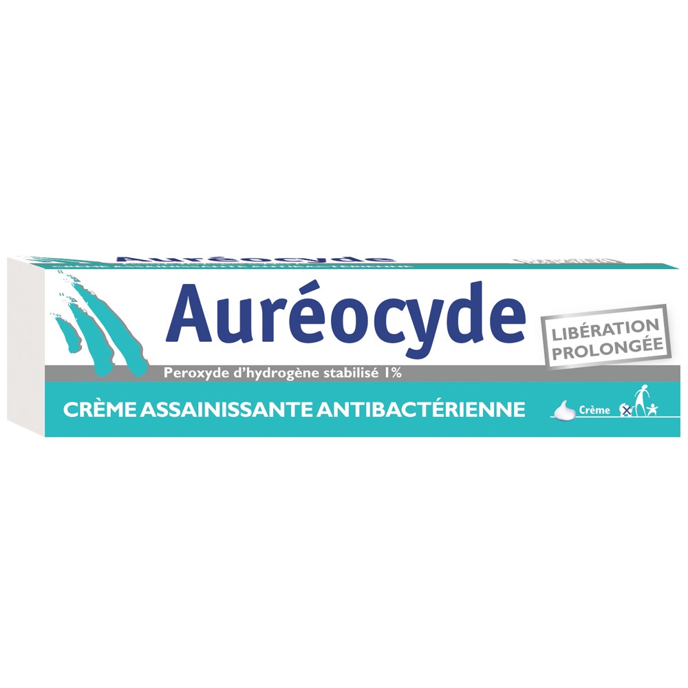 Aureocyde Crème Assainissante Antibactérienne 15ml