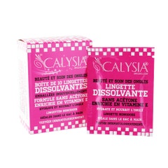 Calysia Lingettes Dissolvantes x10