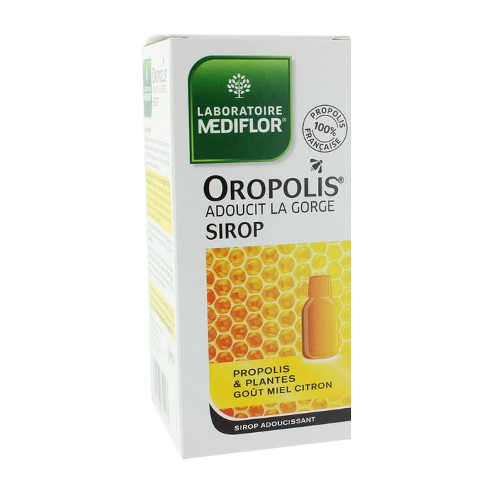 Mediflor Oropolis Sirop Propolis Et Plantes Gout Miel Citron 125ml