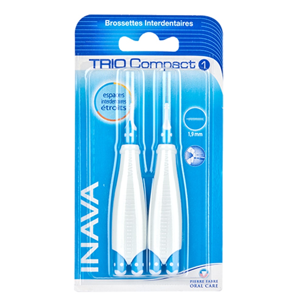 Inava Trio Compact 1 Brossettes Interdentaires 1.9mm X3 - Easypara