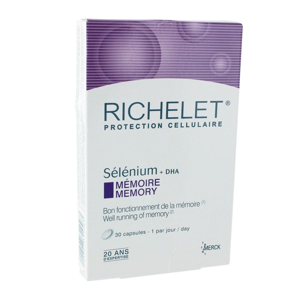 Richelet Selenium + Dha Memoire 30 Capsules - Easypara