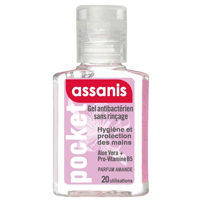 Pocket Gel Main Parfum Amande 20ml Assanis