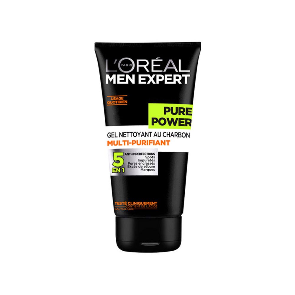 L'Oréal Paris Men Expert Pure Power Gel Nettoyant Charbon 150ml