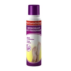 Mercurochrome Deodorant Anti-transpirant Pieds 150ml