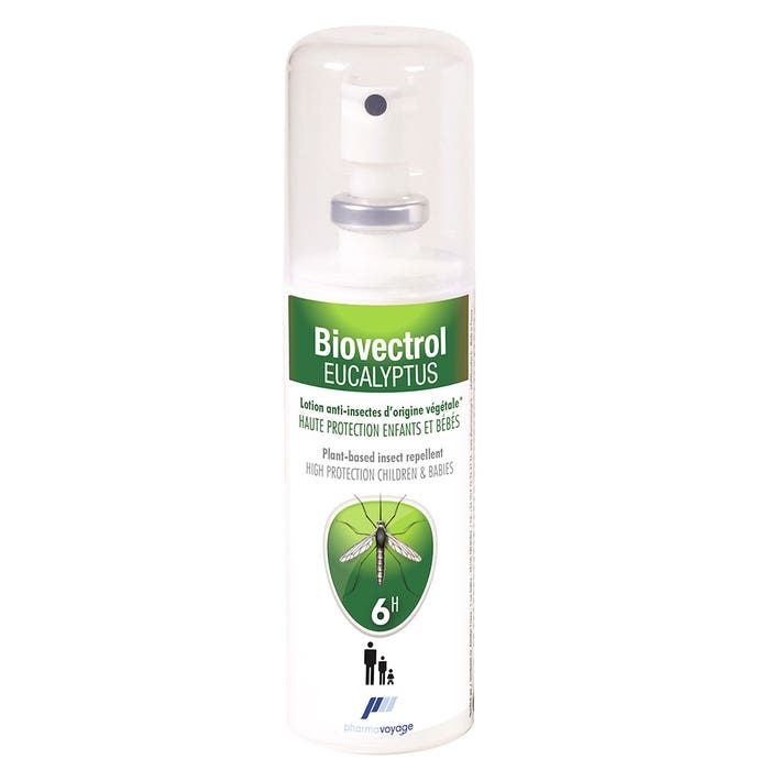 Spray Anti-insectes Eucalyptus Special Tropiques Des 6 Mois 100ml Biovectrol Pharmavoyage