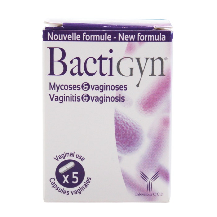 BACTIGYN MYCOSE ET VAGINOSES 5 CAPSULES VAGINALES