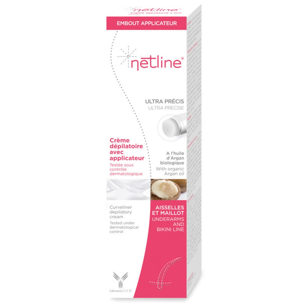 Netline Creme Depilatoire Applicateur Aisselles Et Maillot 100ml