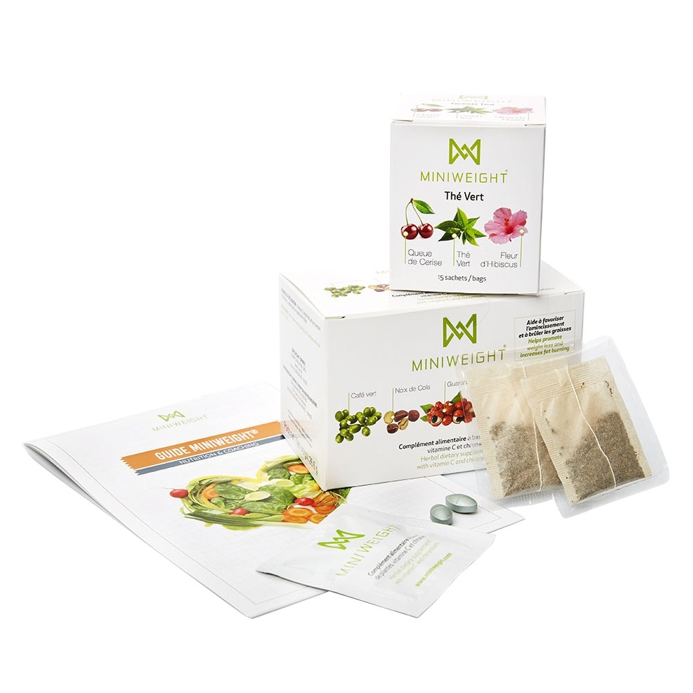 Miniweight Pack 30 Comprimes + The Vert + Livret