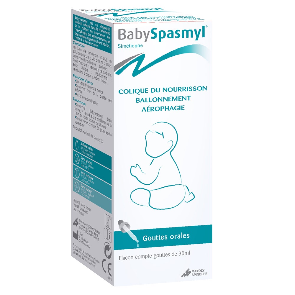 Mayoly CHC Babyspasmyl Flacon Compte Goutte 30ml