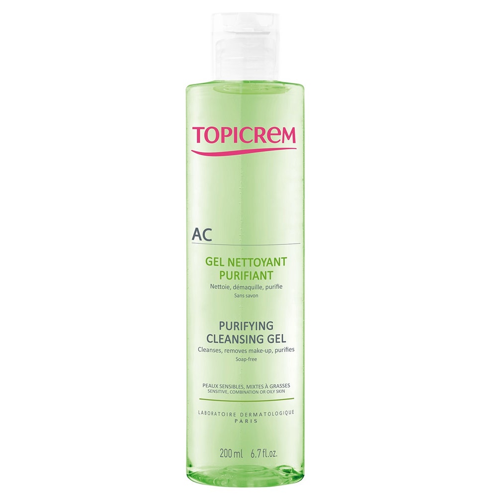 Topicrem Ac Peaux Mixtes A Grasses Gel Nettoyant Purifiant 200ml