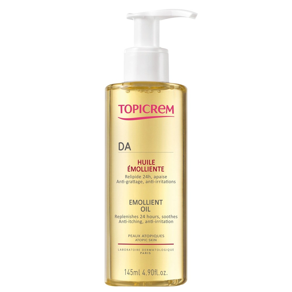 Topicrem DA Huile Emolliente Peaux Atopiques 145ml