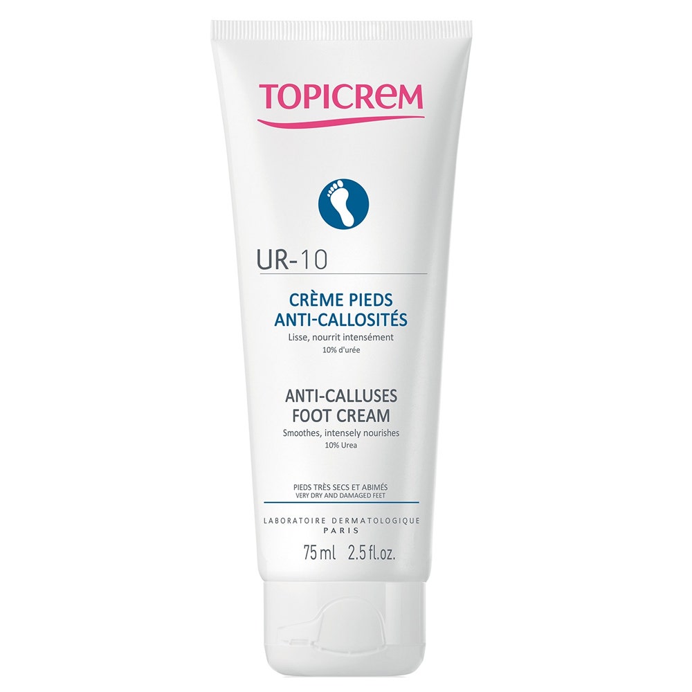 Topicrem UR Creme Anti-callosites Pieds -10 Tres Secs Et Abimes 75ml