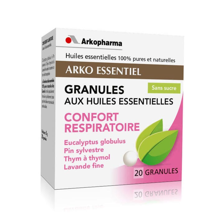 Arkopharma Confort Respiratoire 20 Granules Arkoessentiel